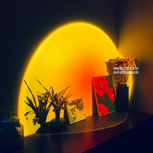 Sunset Rainbow LED Projector Night Light