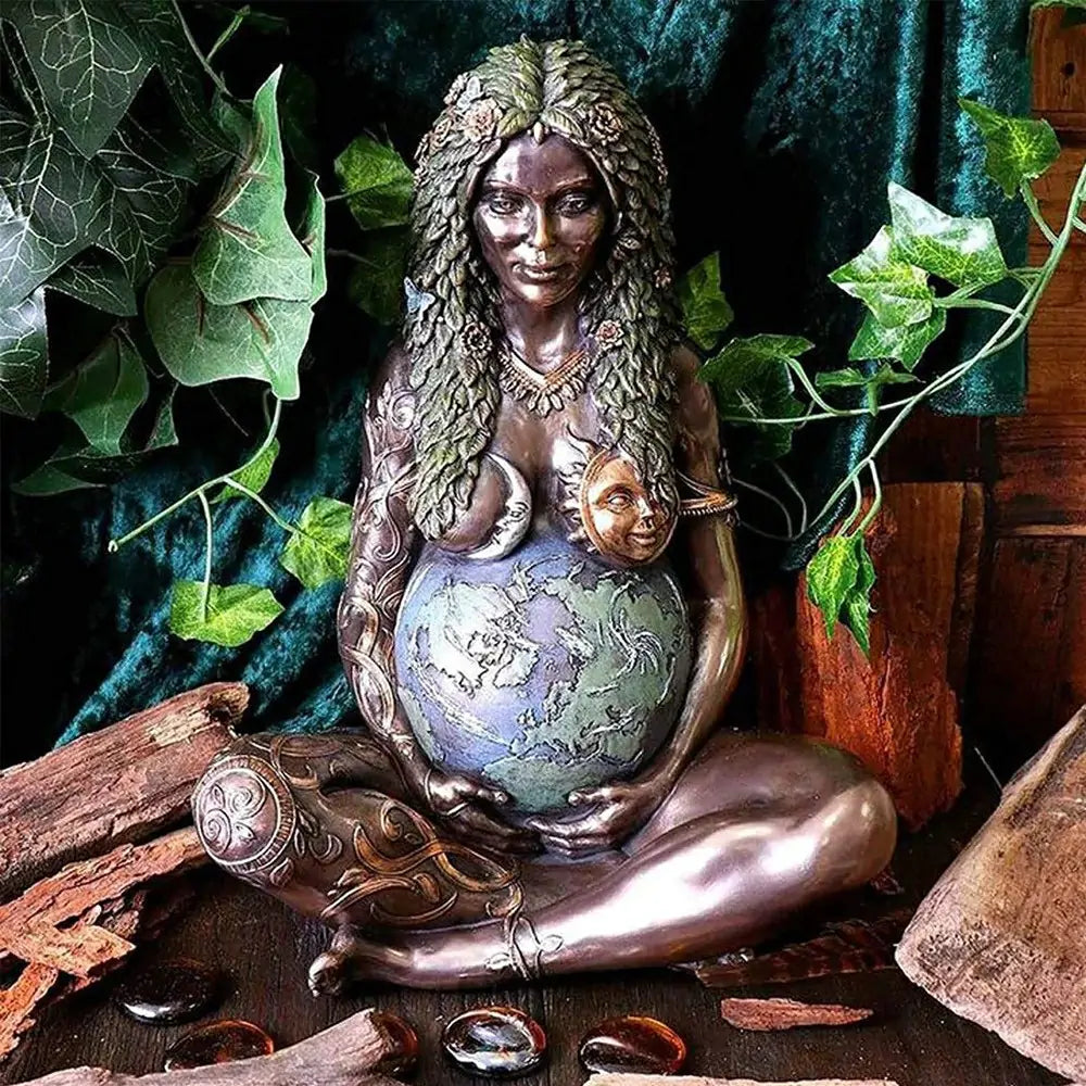 Mother Earth Art Statue